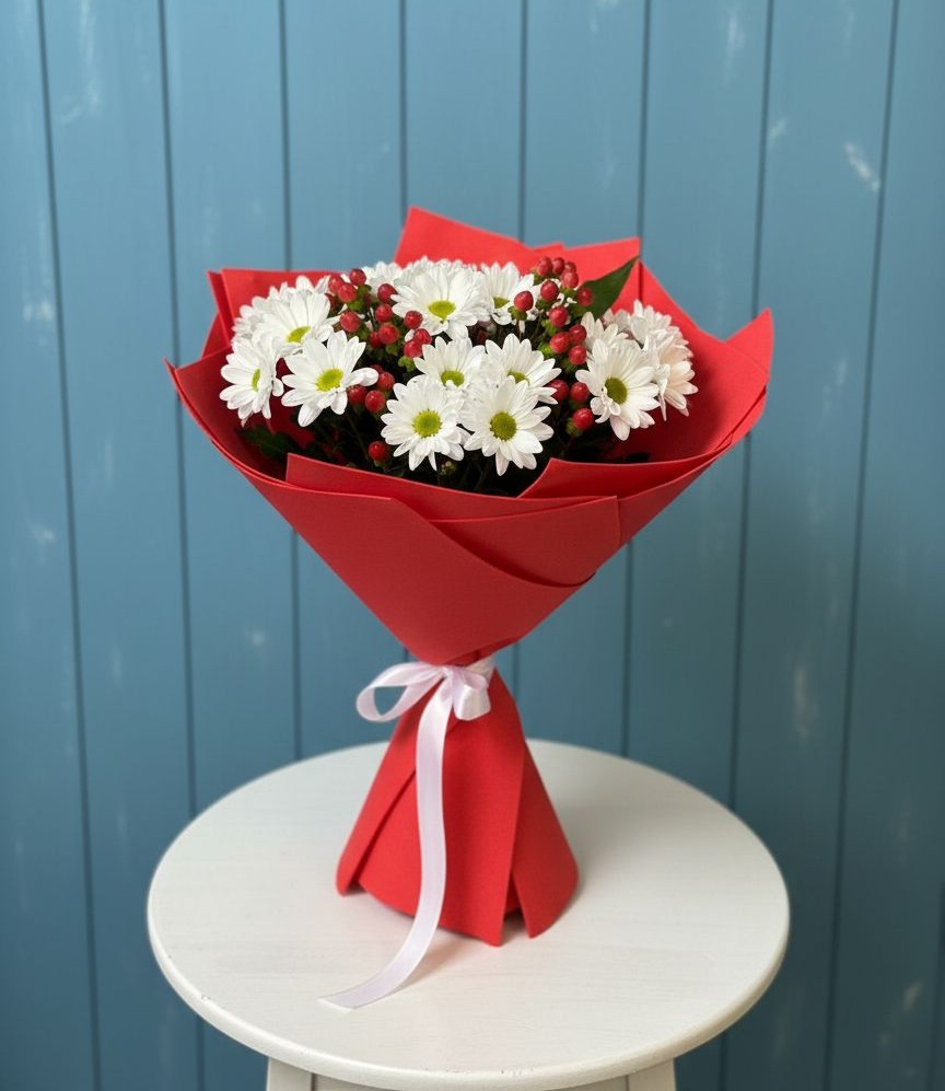 Букет цветов из: Хризантемы в Дедовичи