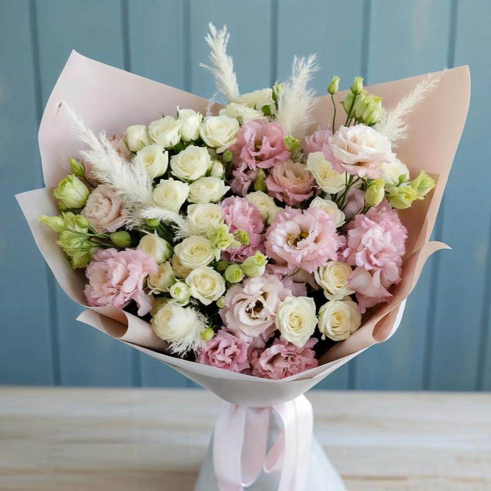 Букет цветов из: Альстромерии и Розы в Дедовичи