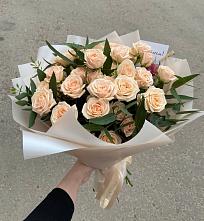 Букет Кремовые розы Латте в Дедовичи