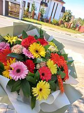 Букет цветов из:  Герберы #REPLACE_PRED# Дедовичи