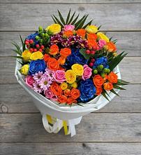 Букет цветов из:  Розы и Хризантемы в Дедовичи