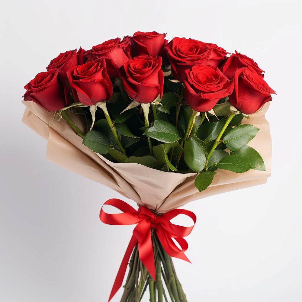 Букет 11 Красных роз Эдлесс Лав в Дедовичи
